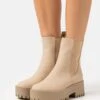 Bottines À Plateau - Beige -Even-Odd Boutique 14623255a8cd465ca5fe69539b095dc5