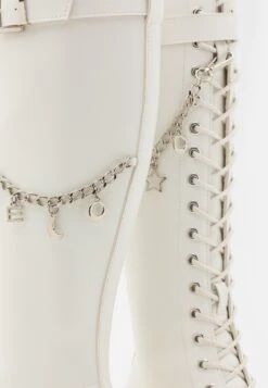 Bottes À Lacets - White -Even-Odd Boutique 160e1f017a9e40fca39d178397e6e5c7