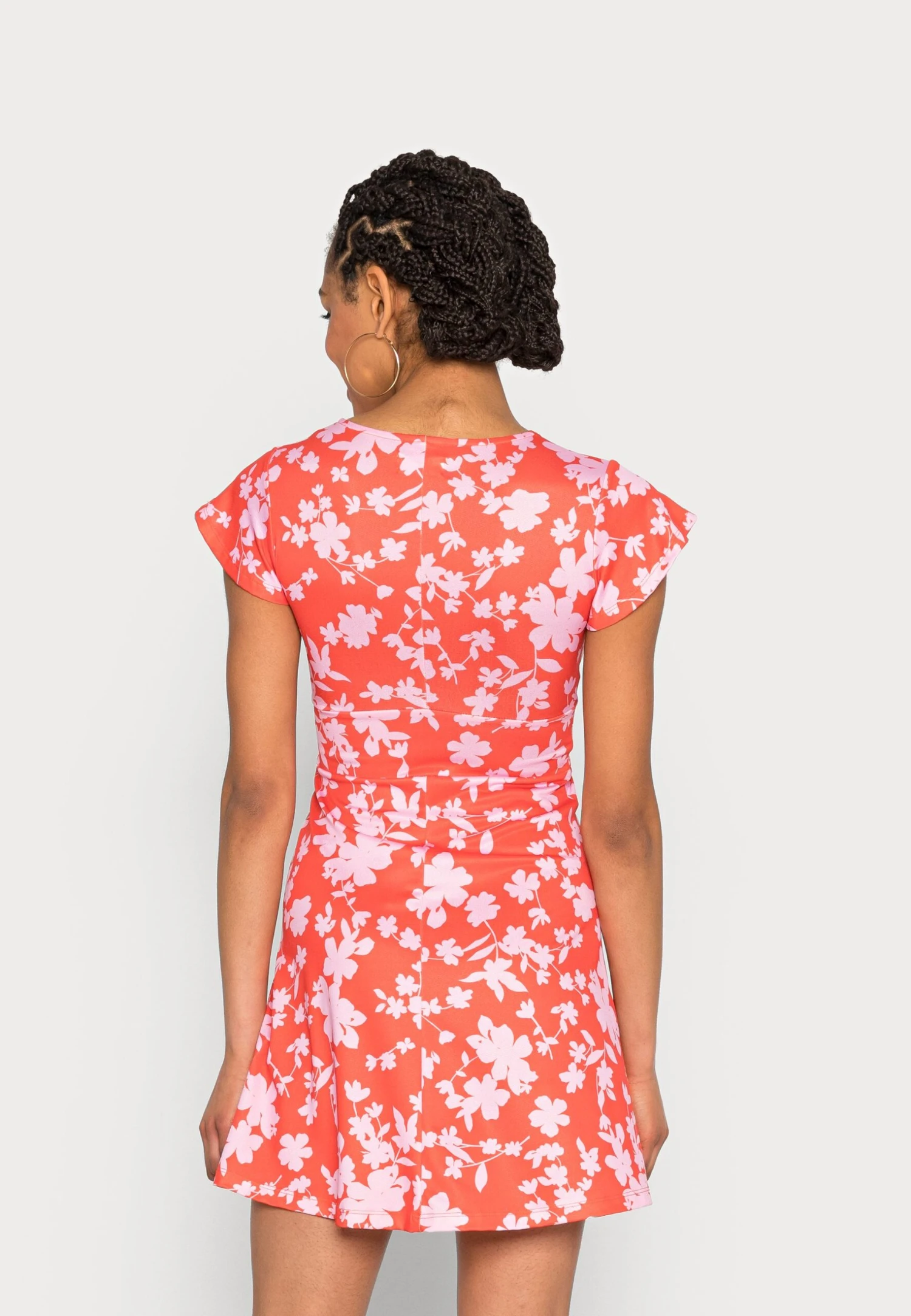 Even&Odd Robe En Jersey - Red/Pink 5 Even&Odd Robe En Jersey - Red/Pink – Image 3