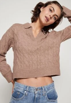 Even&Odd Pullover - Taupe -Even-Odd Boutique 225311519df04f62a949a9acbc42640c