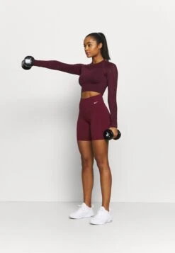 T-Shirt À Manches Longues - Bordeaux -Even-Odd Boutique 24fe42a413784952a72396b47703b2db