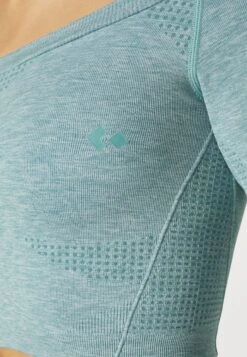 Seamless Cropped Longsleeve - T-Shirt À Manches Longues - Blue-Grey -Even-Odd Boutique 285bed8d996a45d29f3cc0dc10f2f73d