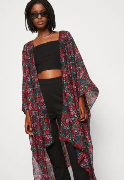 Even&Odd Floral - Veste Légère - Red -Even-Odd Boutique 352430b06d554cd7b2369f1eeefda106