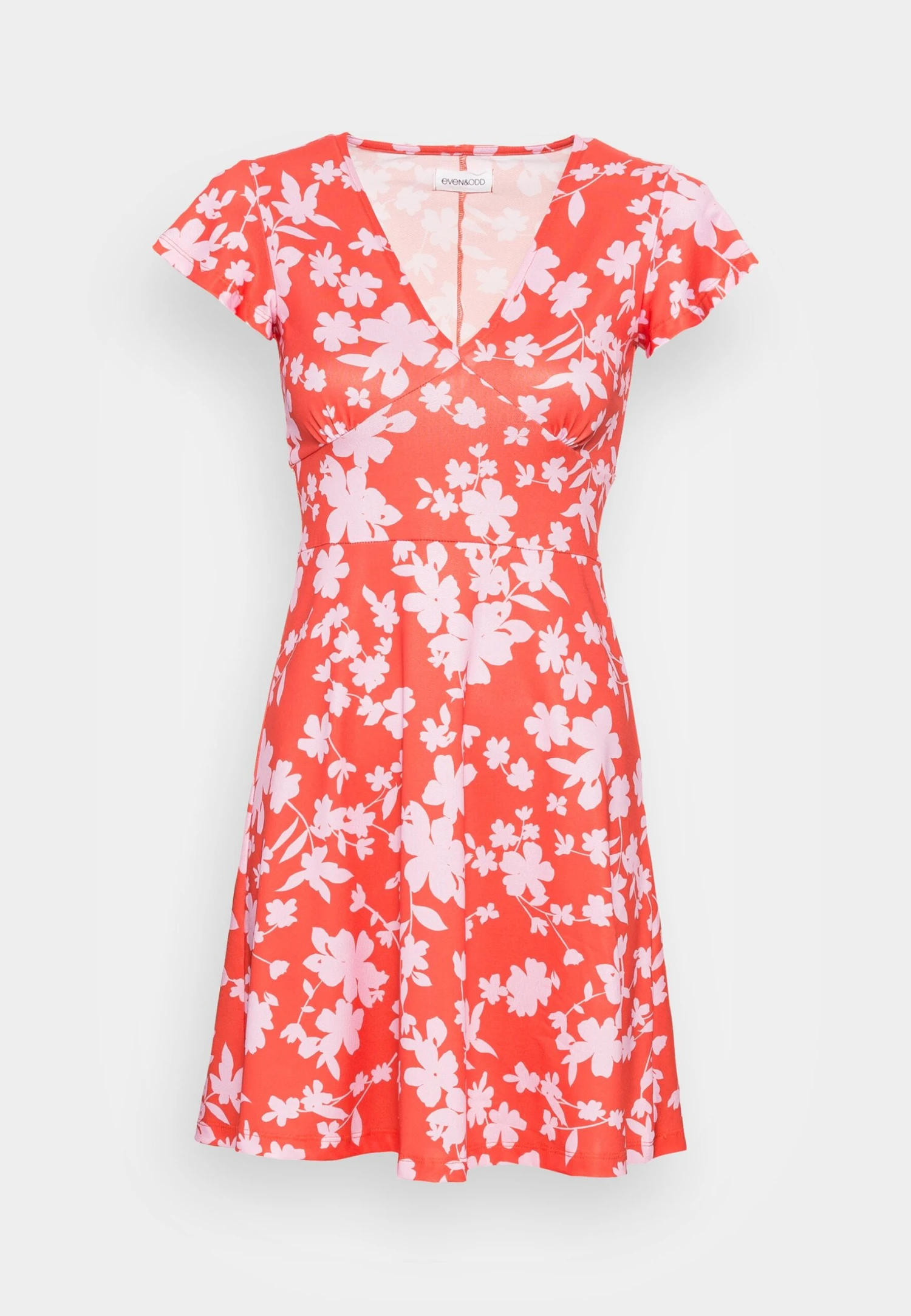 Even&Odd Robe En Jersey - Red/Pink 6 Even&Odd Robe En Jersey - Red/Pink – Image 4