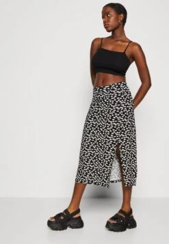 Even&Odd Jupe Crayon - Black/White/Multi-Coloured -Even-Odd Boutique 3807f5300854470bad92c14c256328a8