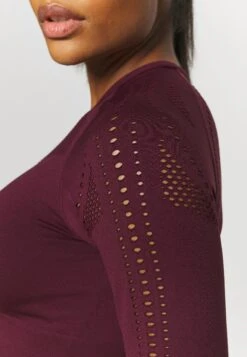 T-Shirt À Manches Longues - Bordeaux -Even-Odd Boutique 40d6d2acaed34d9f8682770f4636f498