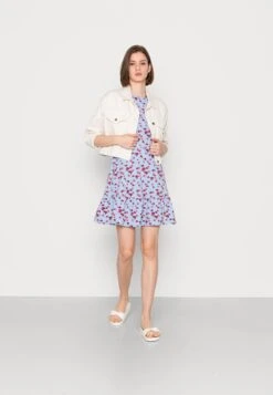 Even&Odd Robe En Jersey - Light Blue/Multi Coloured 8 Even&Odd Robe En Jersey - Light Blue/Multi Coloured -Even-Odd Boutique 427e7e6e374948d6b7131c546e357111