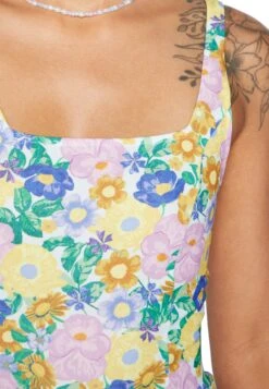 Even&Odd Robe Fourreau - Light Blue/Multi-Coloured -Even-Odd Boutique 45b9cf283458440cb6f1ad8425fef04d