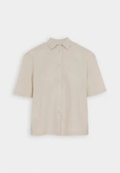 Even&Odd Linen-Mix Button Down Blouse - Chemisier - Beige 11 Even&Odd Linen-Mix Button Down Blouse - Chemisier - Beige -Even-Odd Boutique 486e50f0eac444eca20faeb432b2978e