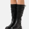 Bottes À Plateau - Black -Even-Odd Boutique 4b82e3db92ee4560bba91efa15b4d87d