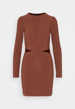 Even&Odd Robe En Jersey - Brown -Even-Odd Boutique 5244028dc4ff4eb5ac503d7a0dd64afc