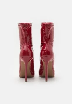 Even&Odd Bottines À Talons Hauts - Red -Even-Odd Boutique 582d87fd57b240cc8c93a03793e5f8b8