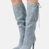 Bottes À Lacets - Blue Denim -Even-Odd Boutique 5b1c93f910ef4901bcb255b8b0ba872e