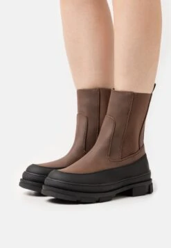 Bottines À Plateau - Dark Brown