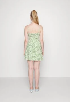 Even&Odd Robe En Jersey - Dark Green/Multi-Coloured -Even-Odd Boutique 61c3028ccfb74a0ebe297b55059108a0