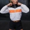 Cropped Training Jacket - Veste De Survêtement - White -Even-Odd Boutique 62db2e8a5aae446b85bf23f8e3948f1f