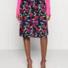 Even&Odd Midi Skirt With Shell Fabric - Jupe Trapèze - Multicoloured -Even-Odd Boutique 6de184edb2ed44f1bb120469e6c08125