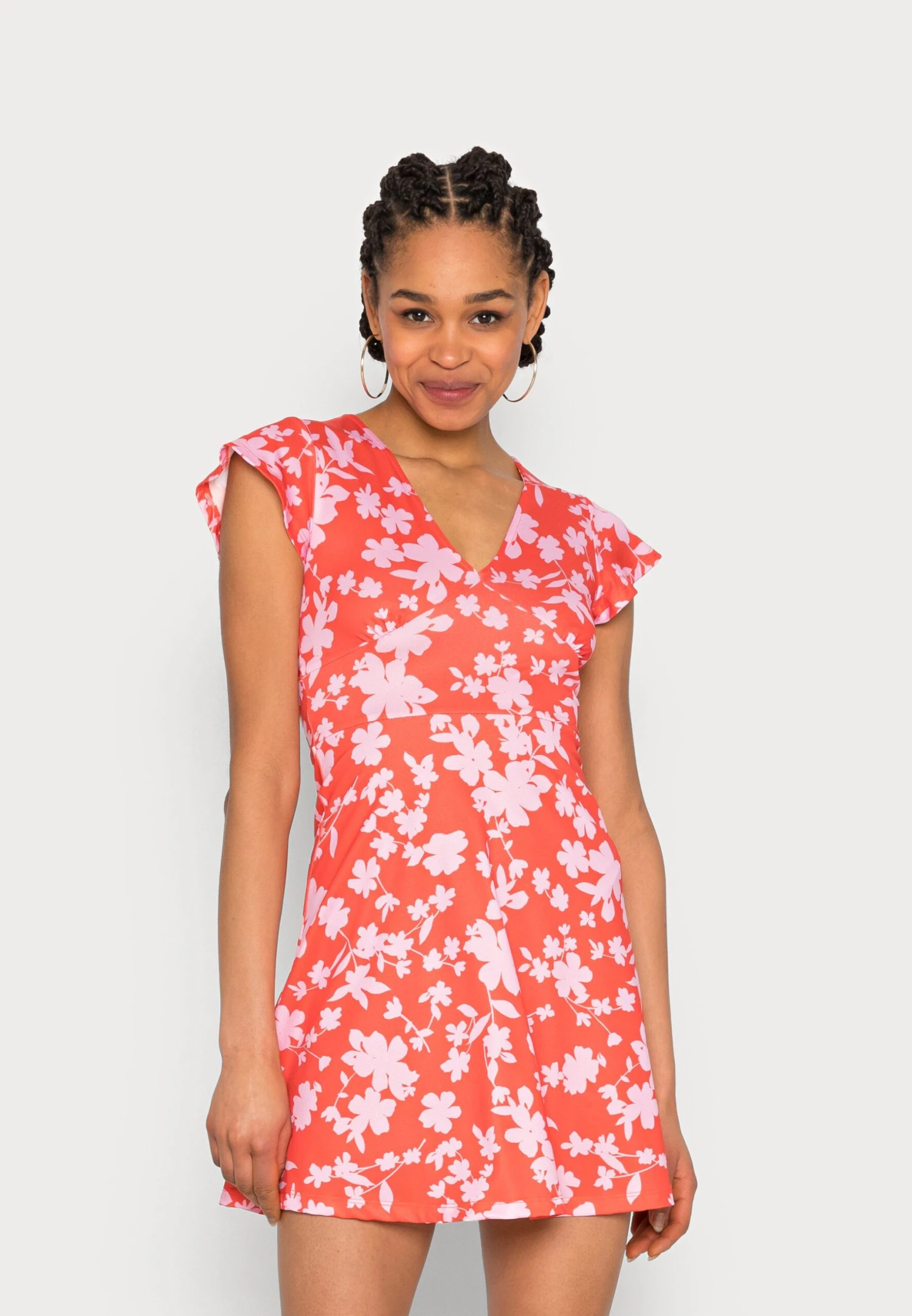 Even&Odd Robe En Jersey - Red/Pink 3 Even&Odd Robe En Jersey - Red/Pink