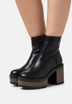 Even&Odd Bottines À Plateau - Black