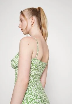 Even&Odd Robe En Jersey - Dark Green/Multi-Coloured -Even-Odd Boutique 7862120d9f2041ecb9ce2fa76fcbbb06