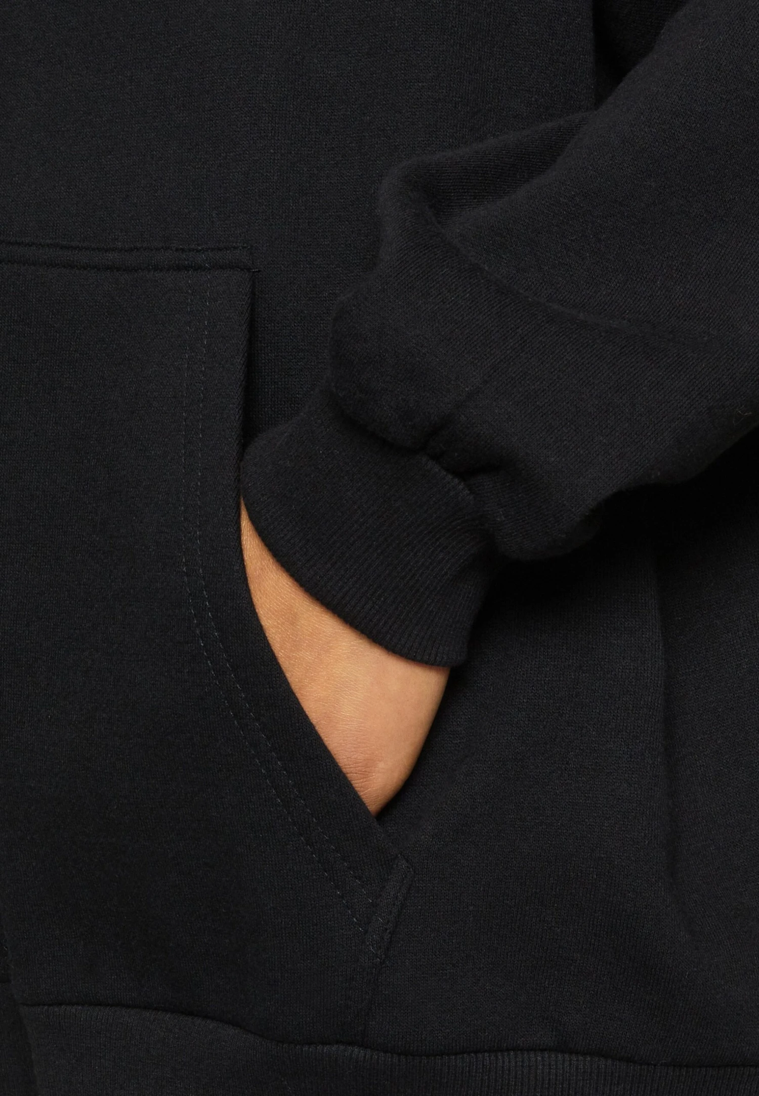 Even&Odd Sweat Zippé - Black 8 Even&Odd Sweat Zippé - Black – Image 6