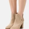 Bottines À Talons Hauts - Beige -Even-Odd Boutique 7fa3b528b332421f85c32a050d7393c8