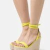 Even&Odd Sandales À Talons Hauts - Yellow -Even-Odd Boutique 807841244ce140d3ba03911e7a9a2944