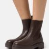 Even&Odd Bottines À Plateau - Brown -Even-Odd Boutique 836a3fd2ffd84634bd39b67848fc688b