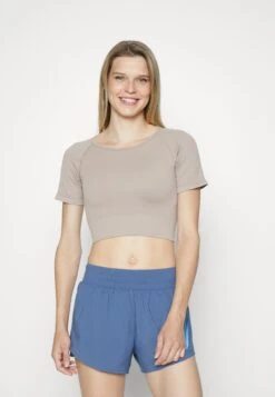 T-Shirt Imprimé - Taupe