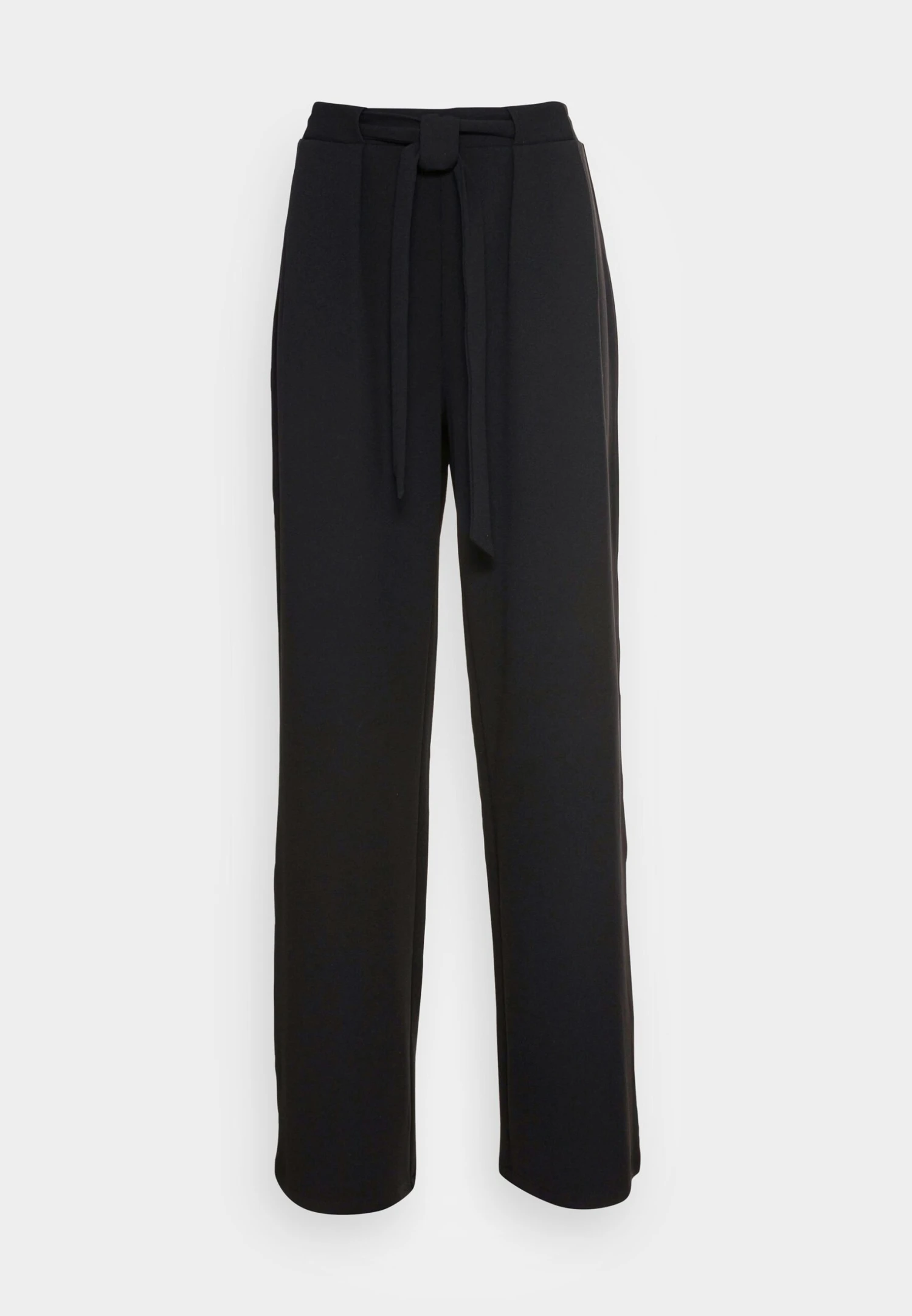 Even&Odd Belt Detail Wide Leg Pants - Pantalon Classique - Black 6 Even&Odd Belt Detail Wide Leg Pants - Pantalon Classique - Black – Image 4