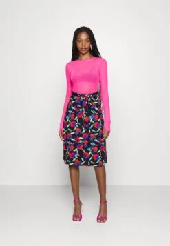 Even&Odd Midi Skirt With Shell Fabric - Jupe Trapèze - Multicoloured -Even-Odd Boutique 92446d88a210497c92e704c20e6fa8c5