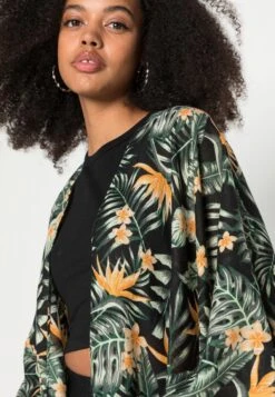 Even&Odd Veste Légère - Black/Green/Yellow -Even-Odd Boutique 99f109d5d5f0492ca7c2b346bfd63f51