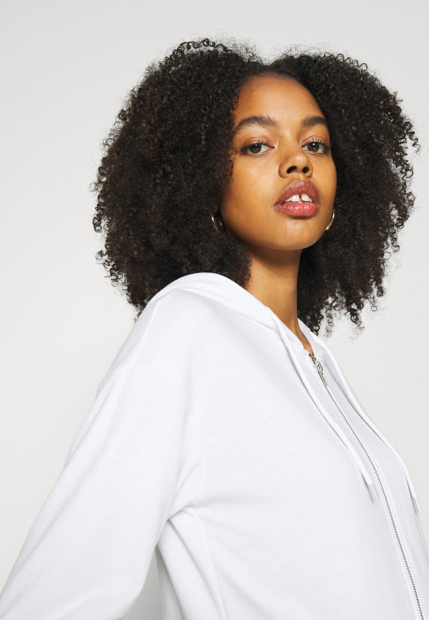 Even&Odd Sweat Zippé - White 8 Even&Odd Sweat Zippé - White – Image 6