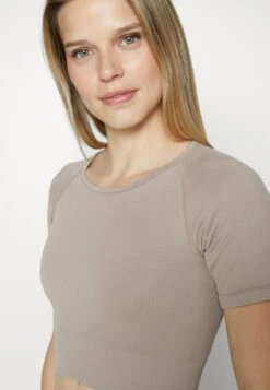 T-Shirt Imprimé - Taupe -Even-Odd Boutique a35d217175e447d0a4747d1cbab8053b