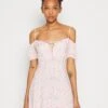 Even&Odd Robe De Jour - Off-White/Pink -Even-Odd Boutique a3a6b61075be4c978fd9317e29c9d3a8