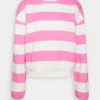 Even&Odd Sweatshirt - Pink/White -Even-Odd Boutique ae2b5f817d6847888d93a74bd500cadf