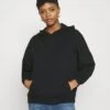 Even&Odd Hoodie Long Without Drawcord And Pocket - Sweat À Capuche - Black -Even-Odd Boutique b1b08fbda5204d29b7decabcfd306433