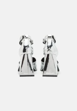 Even&Odd Escarpins À Plateforme - Silver-Coloured -Even-Odd Boutique bbd50063bfa849b685f379a67a14547d