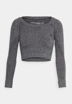 Seamless Cropped Longsleeve - T-Shirt À Manches Longues - Black -Even-Odd Boutique c26c793dde0643688894badc0a11629d