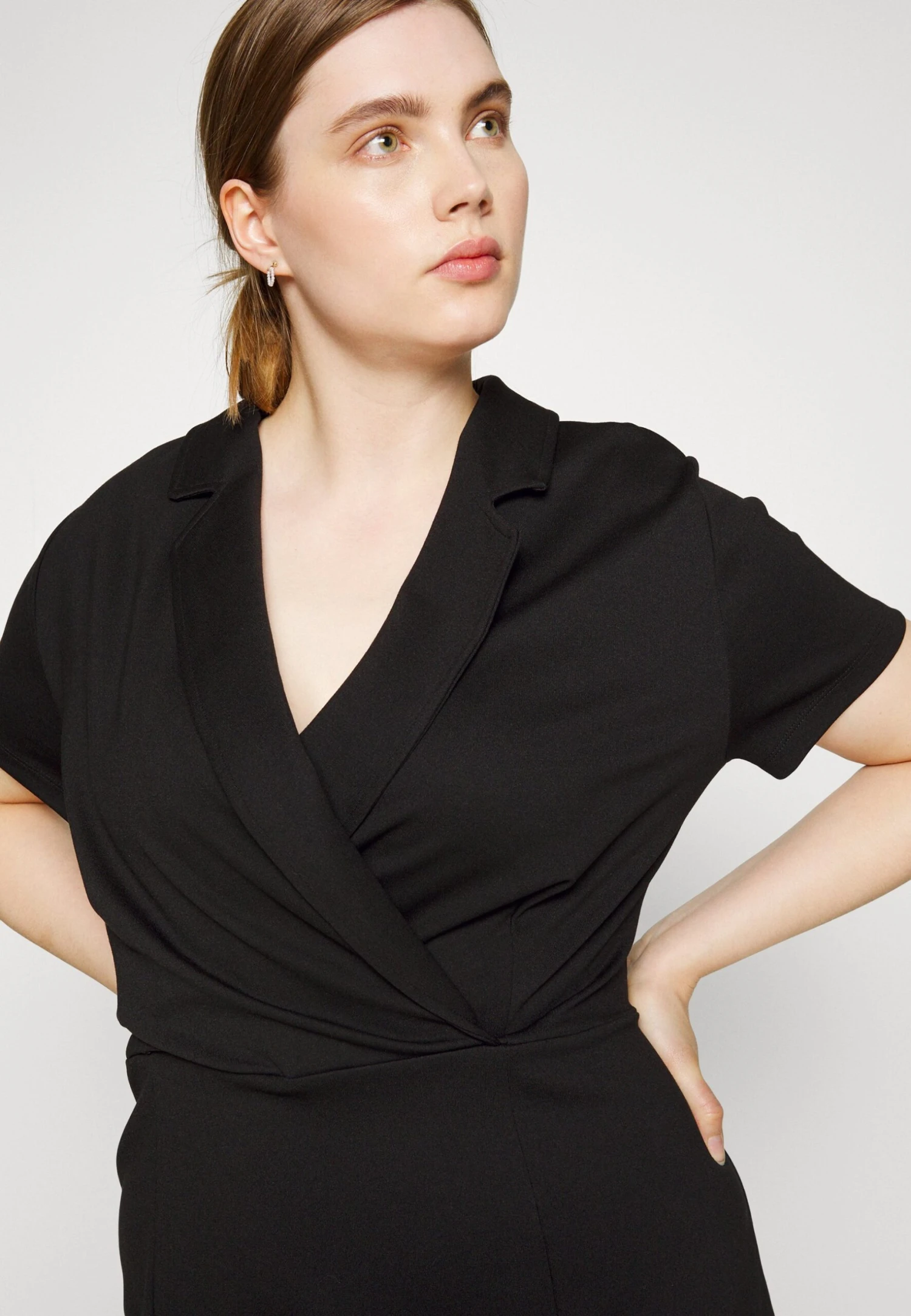 Robe En Jersey - Black 6 Robe En Jersey - Black – Image 4