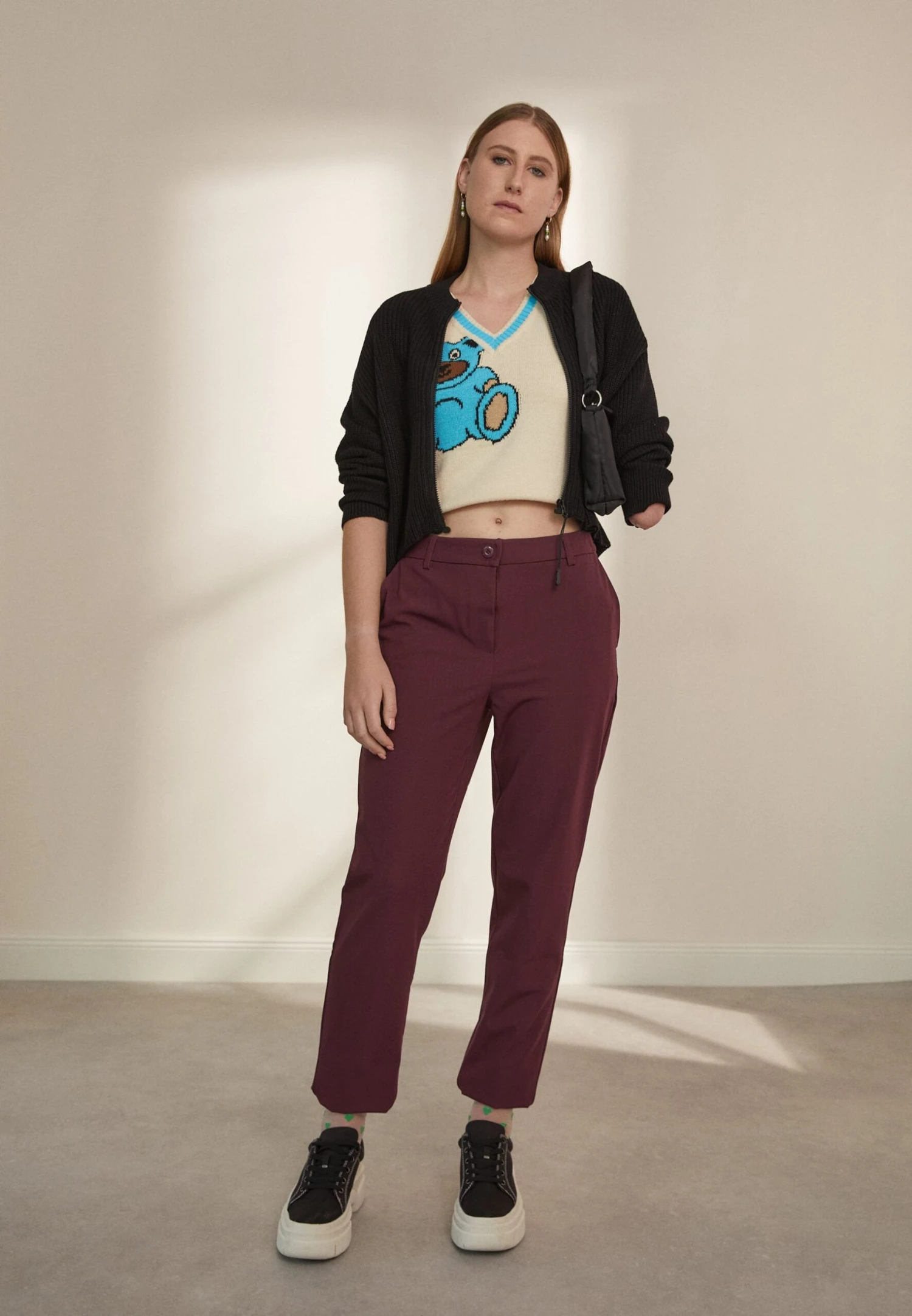 Even&Odd Pantalon Classique - Purple 4 Even&Odd Pantalon Classique - Purple â Image 2