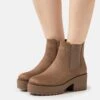 Bottines À Plateau - Taupe -Even-Odd Boutique ce84db48d0194961a710943829b4d2c2