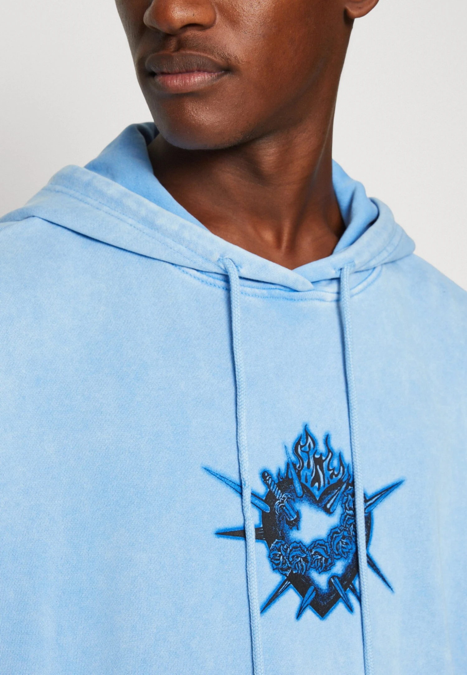 Even&Odd Unisex - Sweatshirt - Blue/Moon Washed 8 Even&Odd Unisex - Sweatshirt - Blue/Moon Washed – Image 6