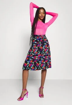 Even&Odd Midi Skirt With Shell Fabric - Jupe Trapèze - Multicoloured -Even-Odd Boutique dd28a5729c3046c7a69b0cd64bd19708