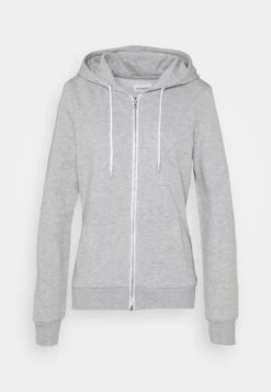 Even&Odd Sweat Zippé - Mottled Light Grey -Even-Odd Boutique e577a2672dcc4911ae445a700cf9791f