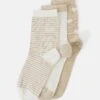 Even&Odd 3 Pack - Chaussettes - Beige/White 1 Even&Odd 3 Pack - Chaussettes - Beige/White -Even-Odd Boutique e817f12827db4388b599fe81b4f397a1