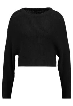 Even&Odd Cropped Jumper - Pullover - Black -Even-Odd Boutique e85001ce9542453992838447401a35e8