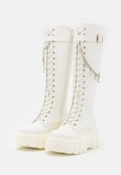 Bottes À Lacets - White -Even-Odd Boutique ec328dbb433644d29fa1d87ee1c35028
