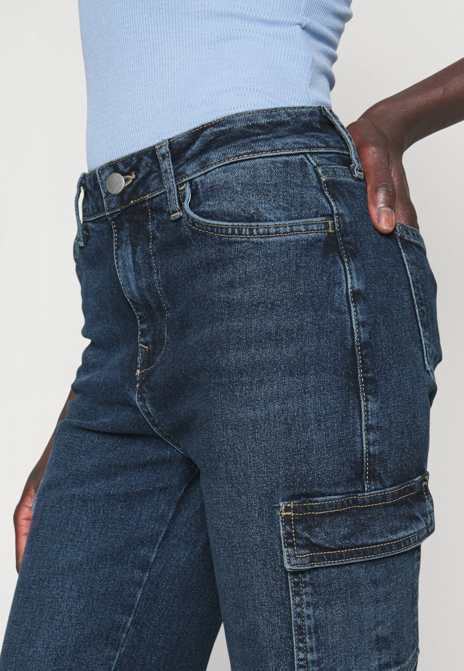 Jean Flare - Light Blue Denim 8 Jean Flare - Light Blue Denim – Image 6