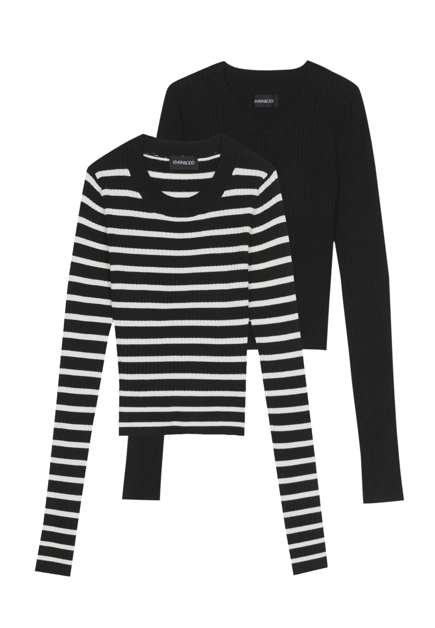 Even&Odd 2 Pack - Pullover - Black / Off-White 7 Even&Odd 2 Pack - Pullover - Black / Off-White â Image 5